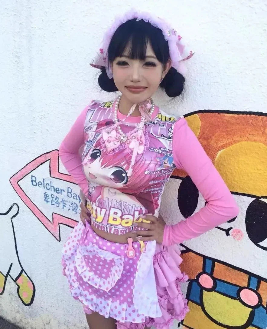 Tasty Babe Manga Long Sleeve Tee - Image 2