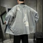 Silver Crane and Martial Art Wu Men Kimono