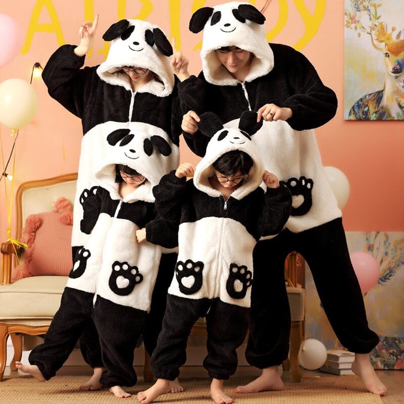Soft Bear Family Fluffy Pyjama 1-Piece Set - Image 3