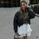 Summer Irregular Ruffle Mini Skirt
