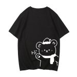 White Bear Outline 'Hi' Unisex Tee
