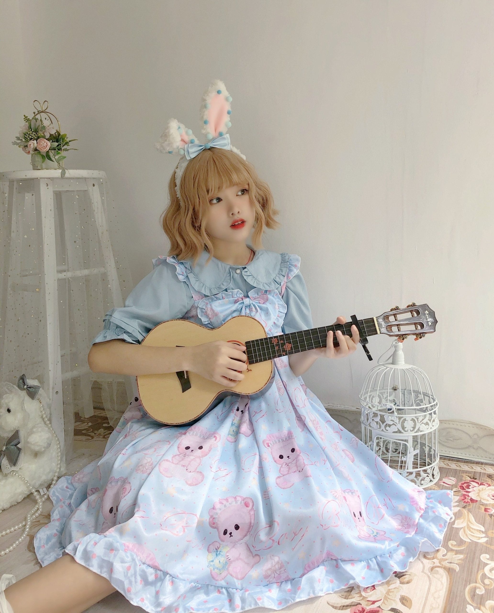 Baby Angel Bear Lolita Dress - Image 3