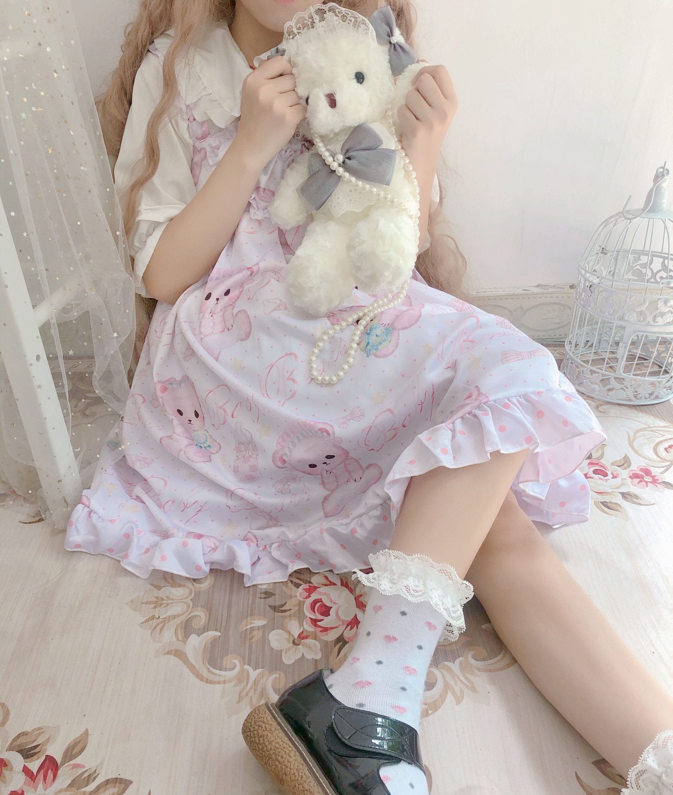 Baby Angel Bear Lolita Dress - Image 2