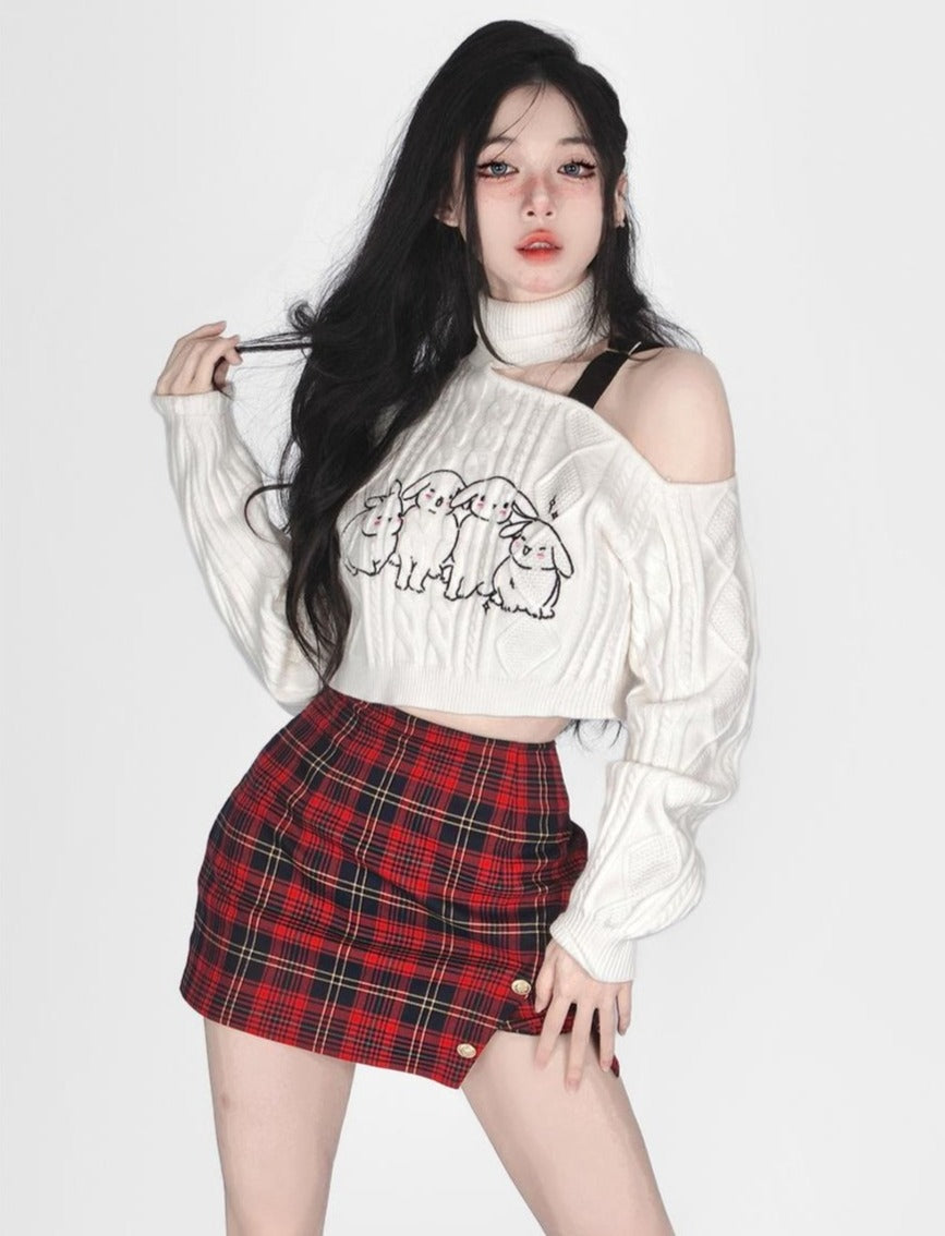 Buncha Bunnies Slouchy Turtleneck - Image 2