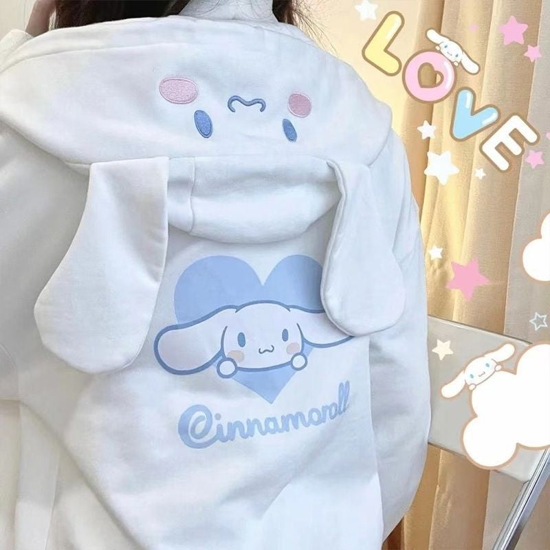 Cinna Oversized Zip Up Hoodie - Image 2
