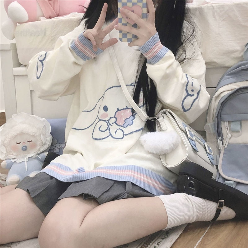 Cinnamoroll Knit Hoodie - Image 2