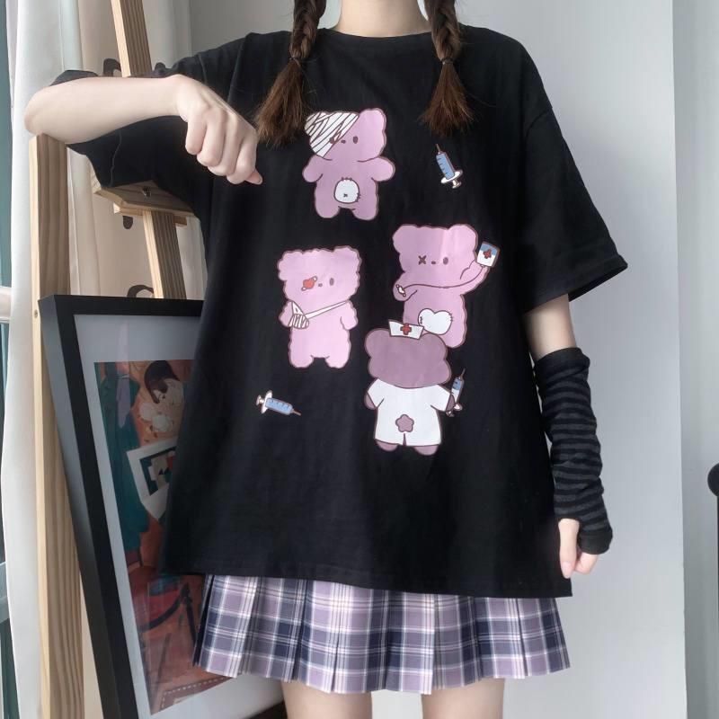 Doctor Bear Menhera Oversized Tee - Image 3