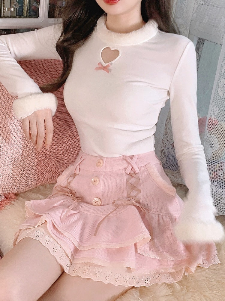 Dollette Skirt & Turtleneck Outfit - Image 3