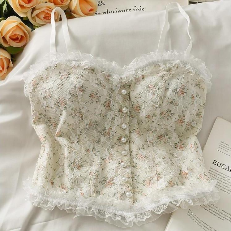 French Floral Camisole - Image 2