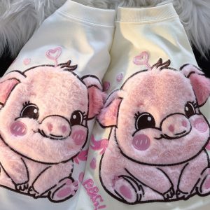 Happy Pig Fluffy Tee