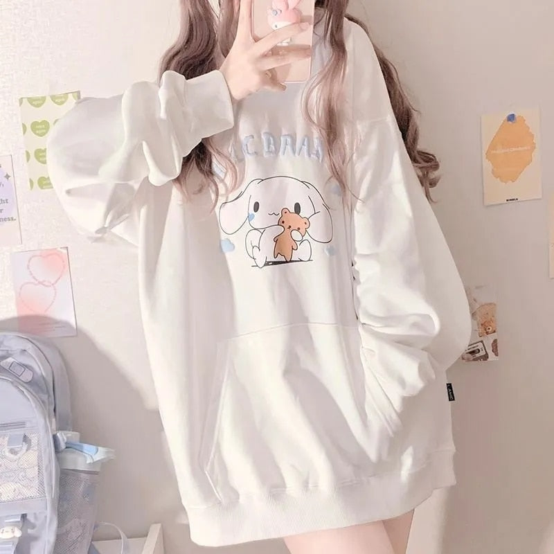 Oversized Cinnamoroll Hoodie - Image 2