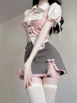 Pastel Academia Outfit Set