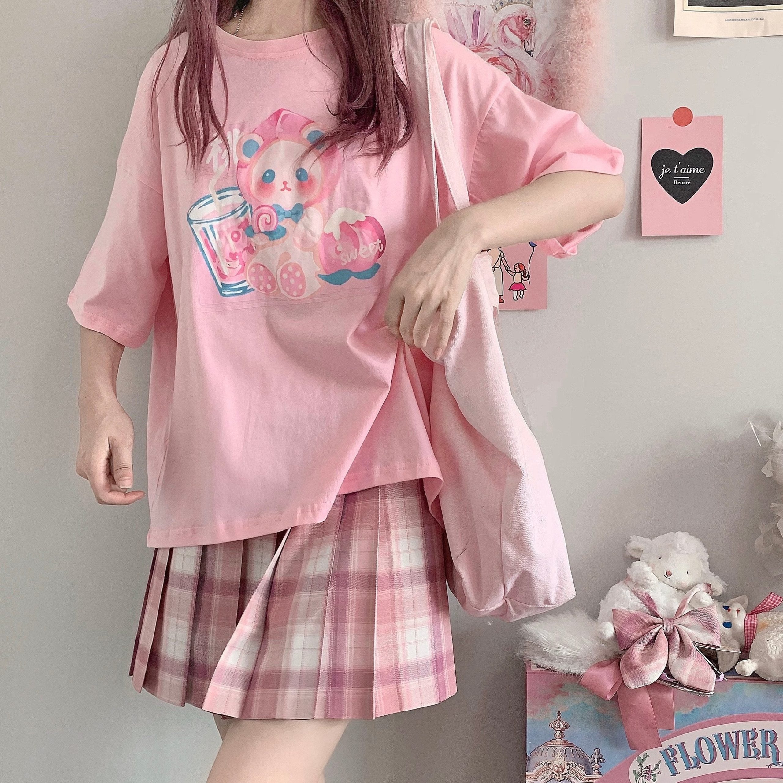 Peachy Baby Bear Tee - Image 3