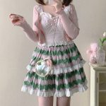 Satin Angeldoll Bustier Crop Top