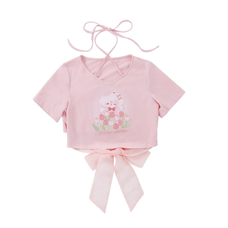 Spring Bunny Crop Top - Image 2