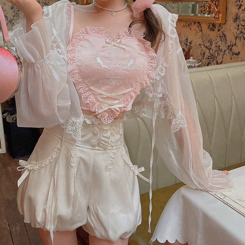 Valentine Angel Crop Top - Image 3