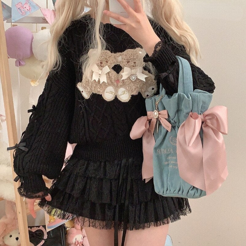 Vintage Teddy Knit Crewneck - Image 3