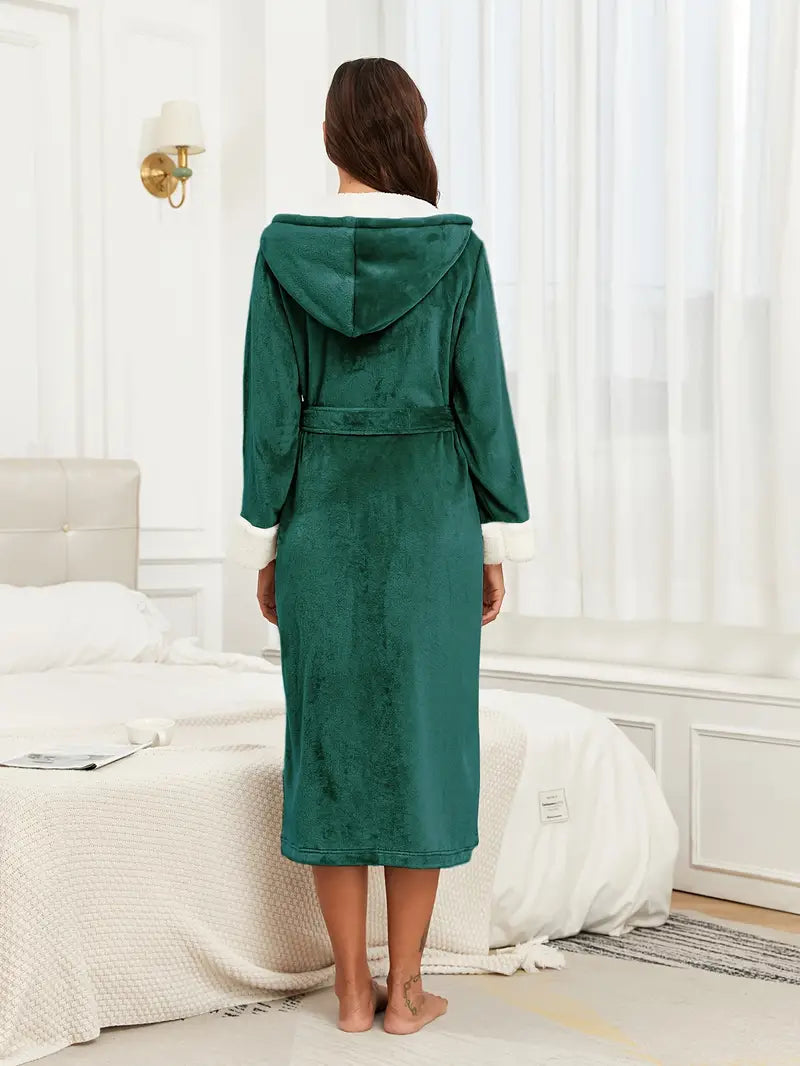 Fluffy Terry Cloth Bathrobe