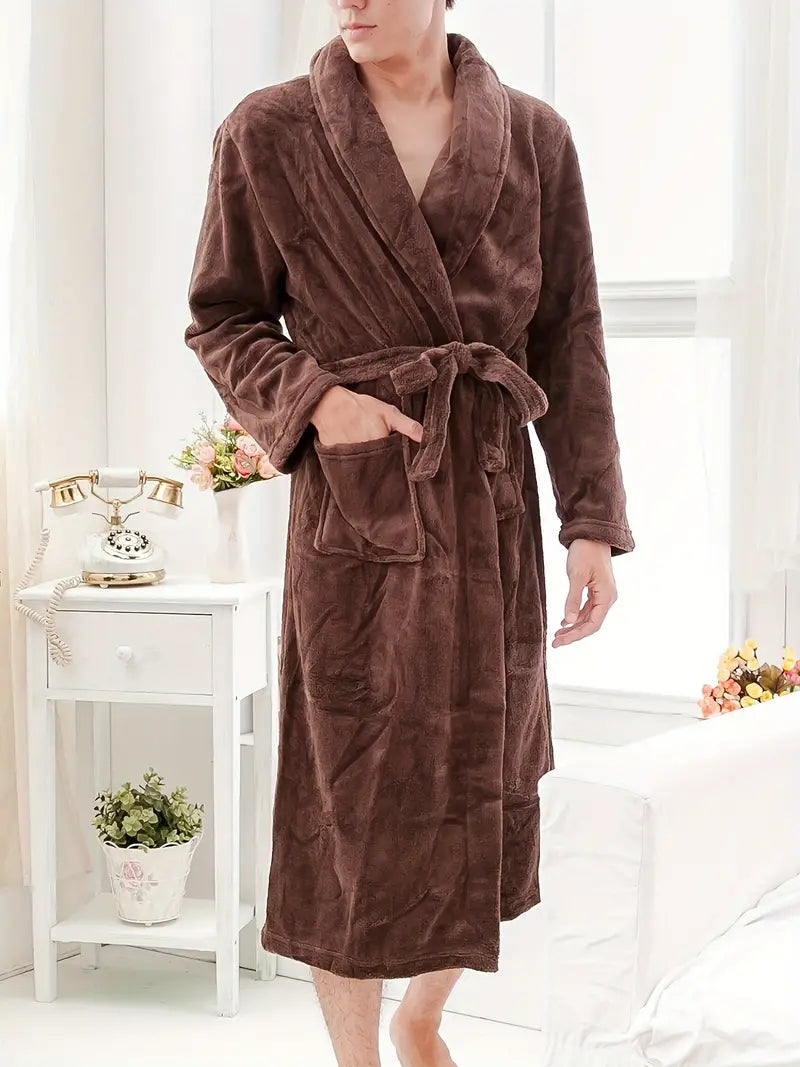 High-Quality Warm Terry Cloth Robe - Image 3