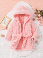 Girls' Fleece Terry Bathrobe