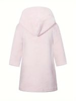 Girls' Pink Fleece Bathrobe