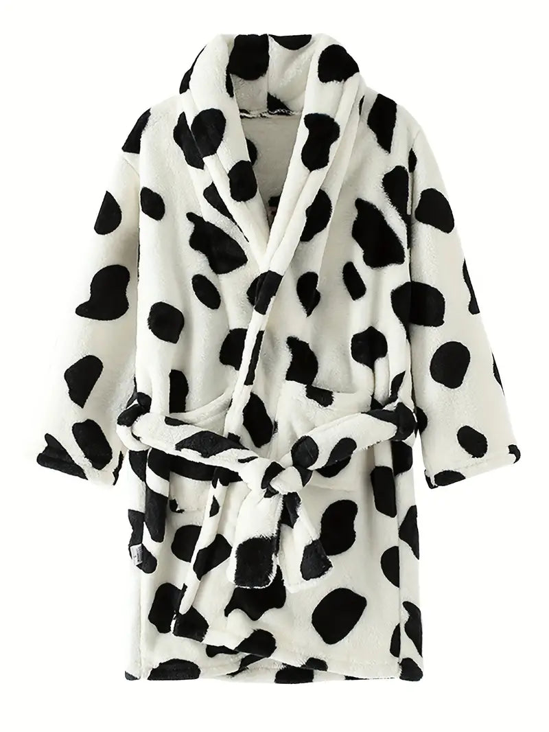Children's Bathrobe with Cartoon Print - Image 2