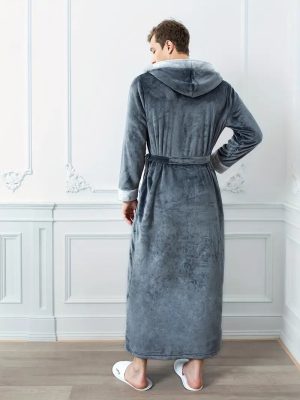 Petite-Sized Hooded Terry Cloth Robe