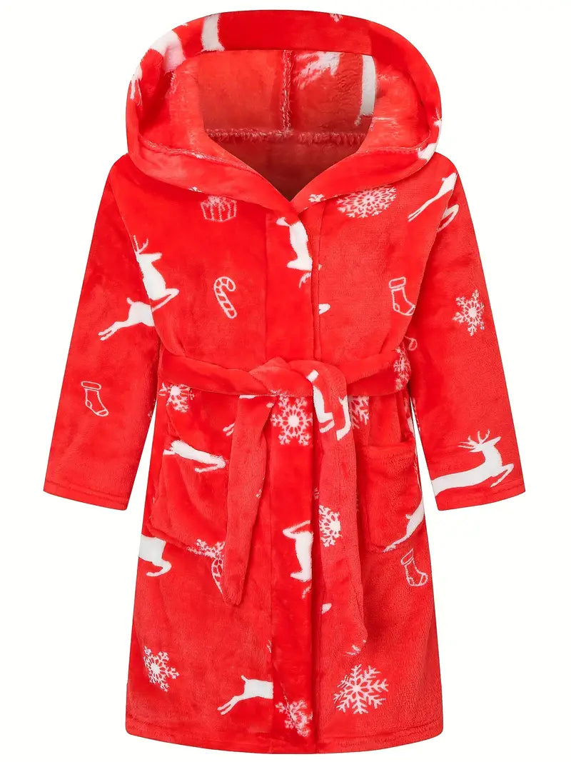 Warm Fleece Bathrobe for Children - Image 2