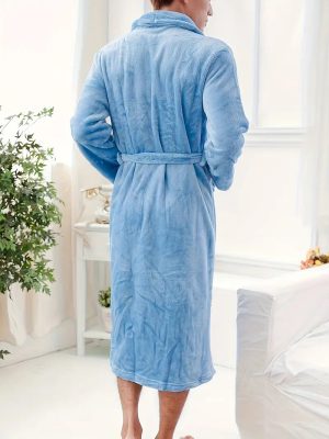 High-Quality Warm Terry Cloth Robe