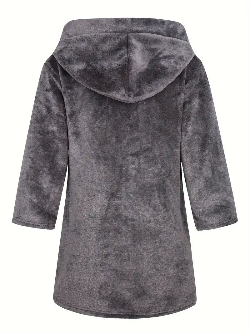 Soft Children's Bathrobe with Hood - Image 3