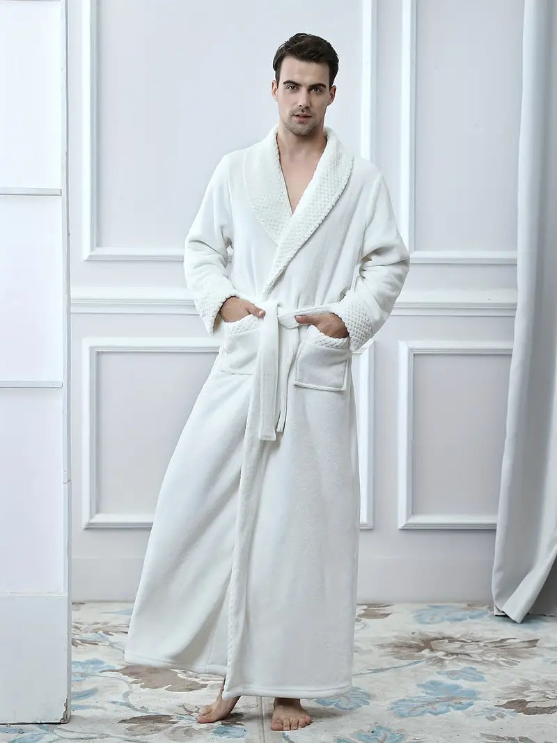 Long Luxury Thick Fleece Robe - Image 4