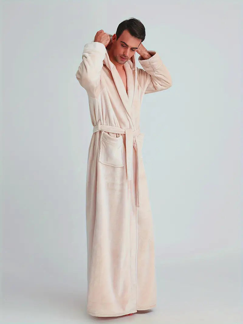 Soft Fleece Hooded Robe