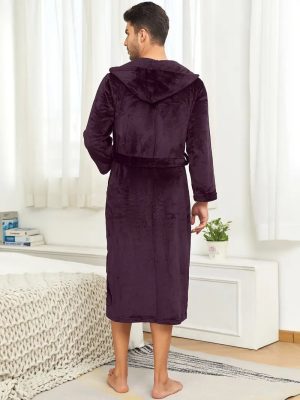 Cotton Hooded Bathrobe