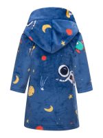 Boys' Space-Print Bathrobe