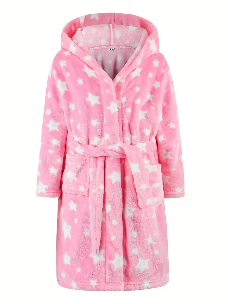 Warm Fleece Bathrobe for Children - Image 3