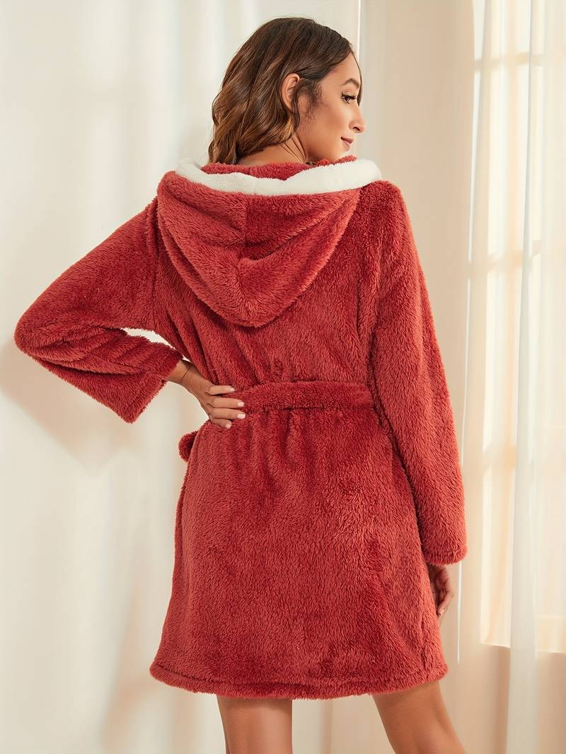 Short, Warm Terry Cloth Robe