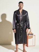 Black Luxury Bathrobe