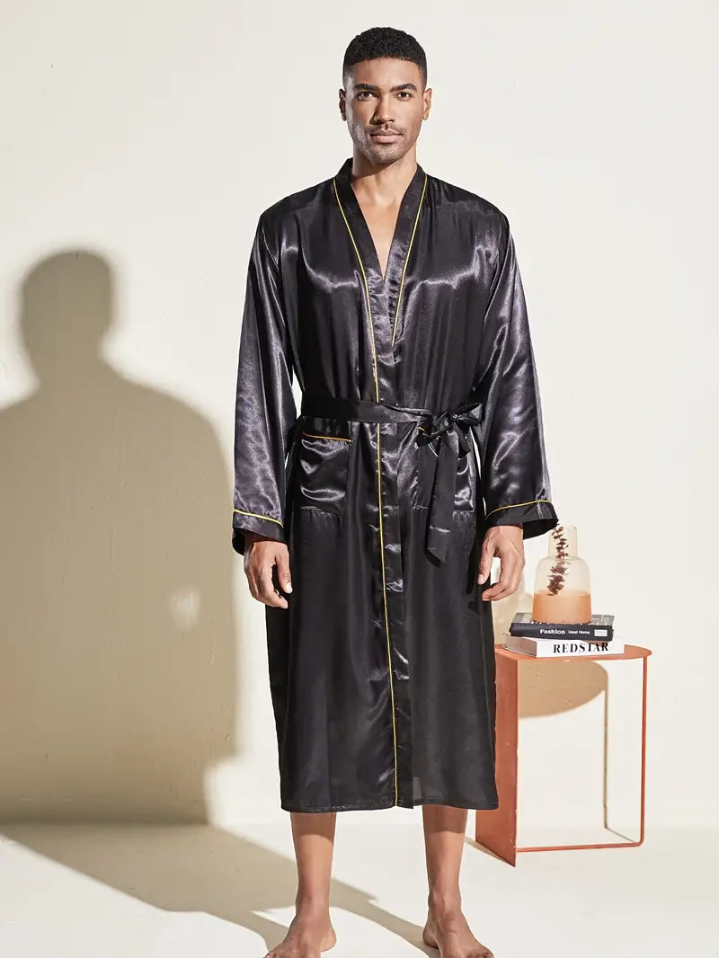 Black Luxury Bathrobe