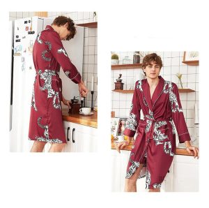 Men's Tiger Bathrobe