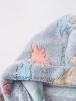 Grey Terry Cloth Bathrobe for Children