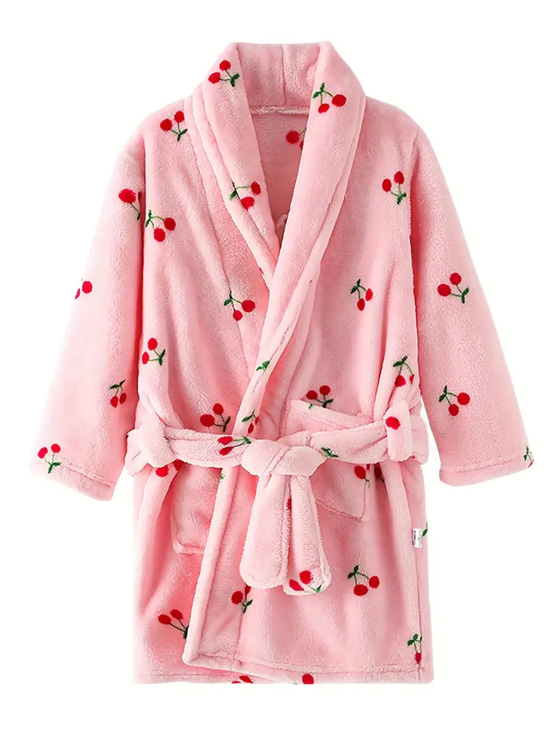 Children's Bathrobe with Cartoon Print - Image 4