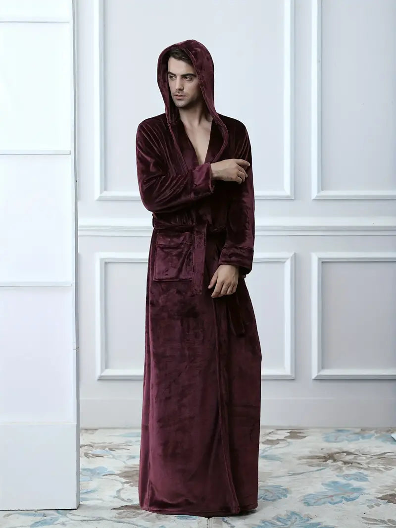 Soft Fleece Hooded Robe - Image 4