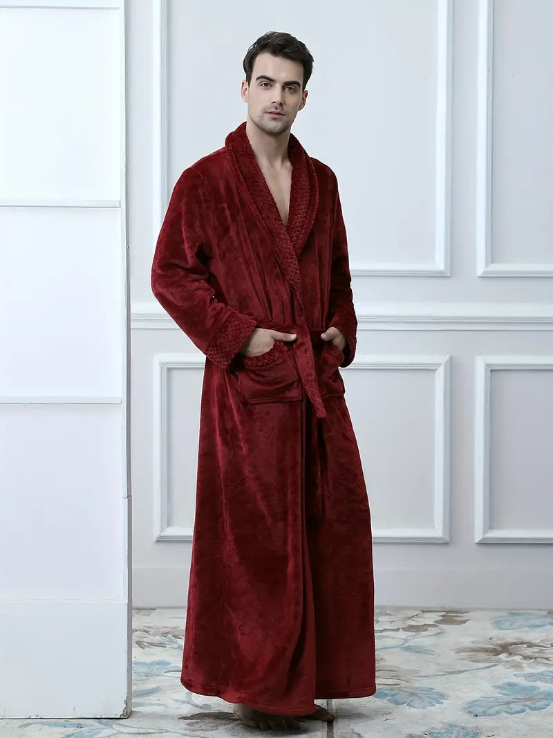Long Luxury Thick Fleece Robe - Image 2