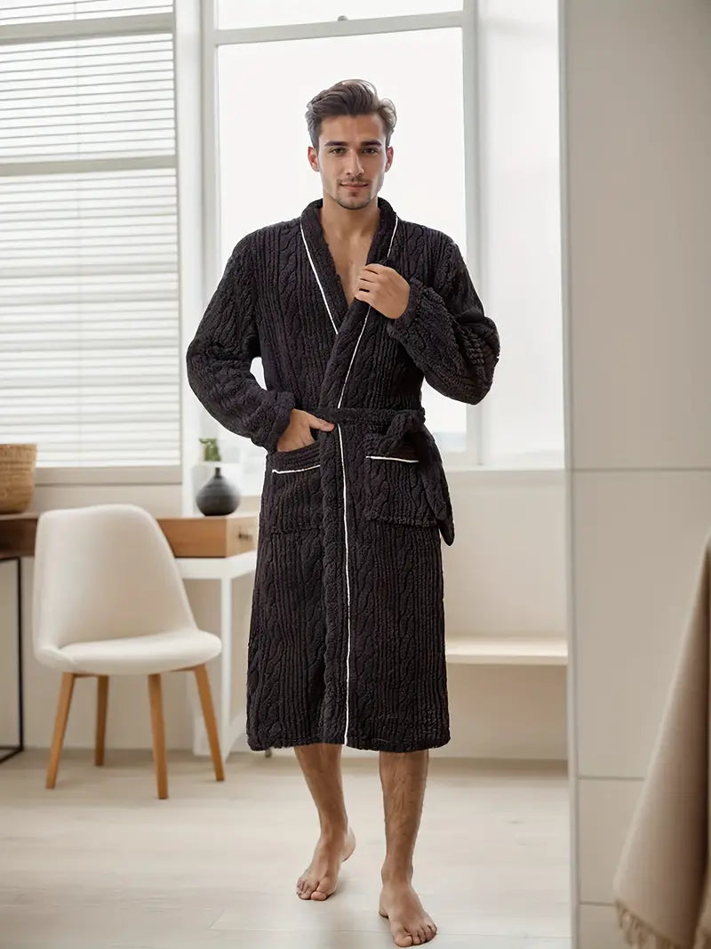 Thick, Soft Terry Cloth Bathrobe - Image 3