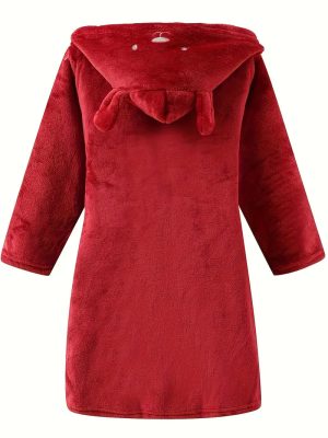 Children's Rabbit-Ear Bathrobe