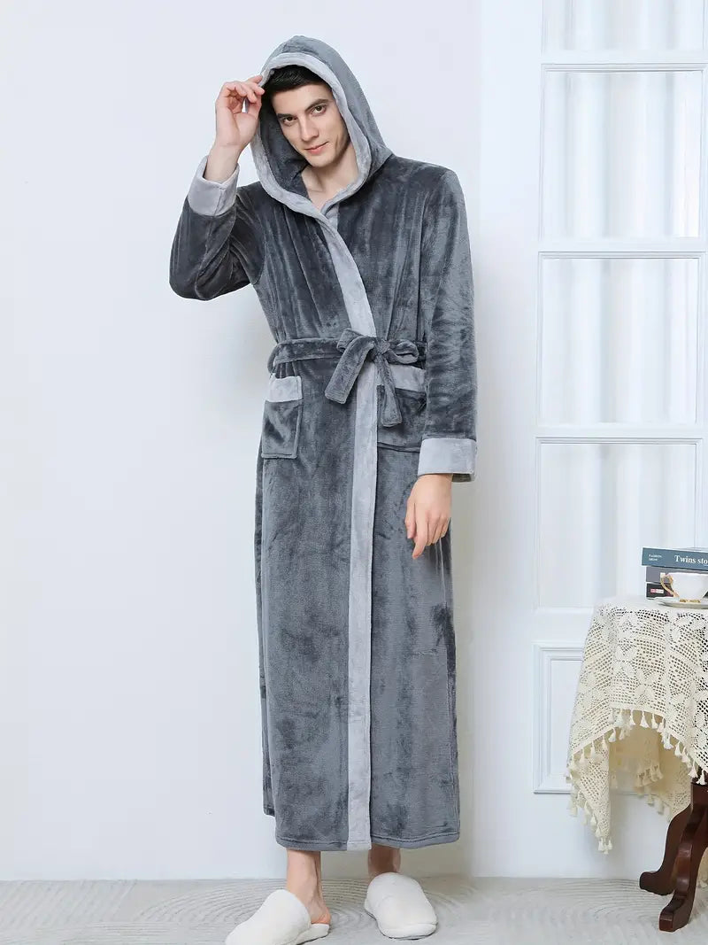 Petite-Sized Hooded Terry Cloth Robe - Image 2