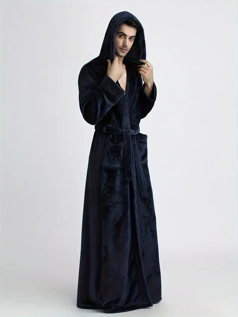 Soft Fleece Hooded Robe - Image 3