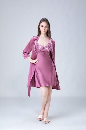 Purple Silk Set