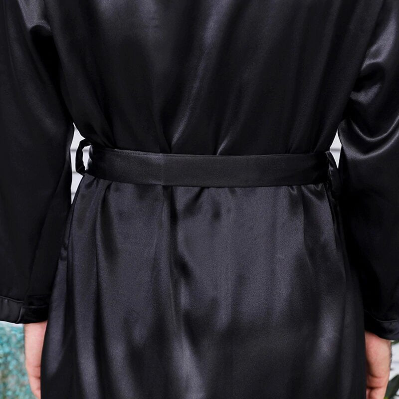 Men's Satin Robe