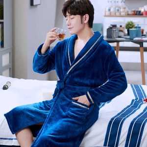 Blue Bathrobe
